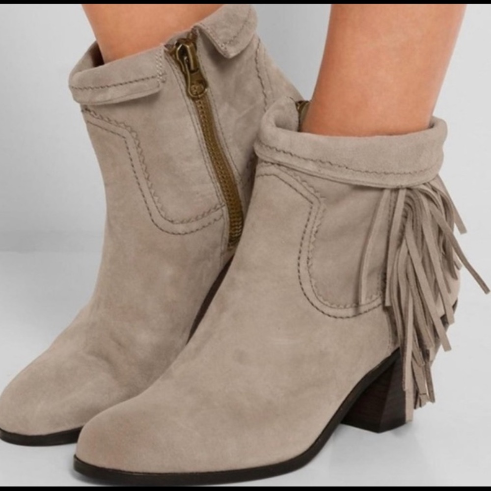Suede Angle Boots